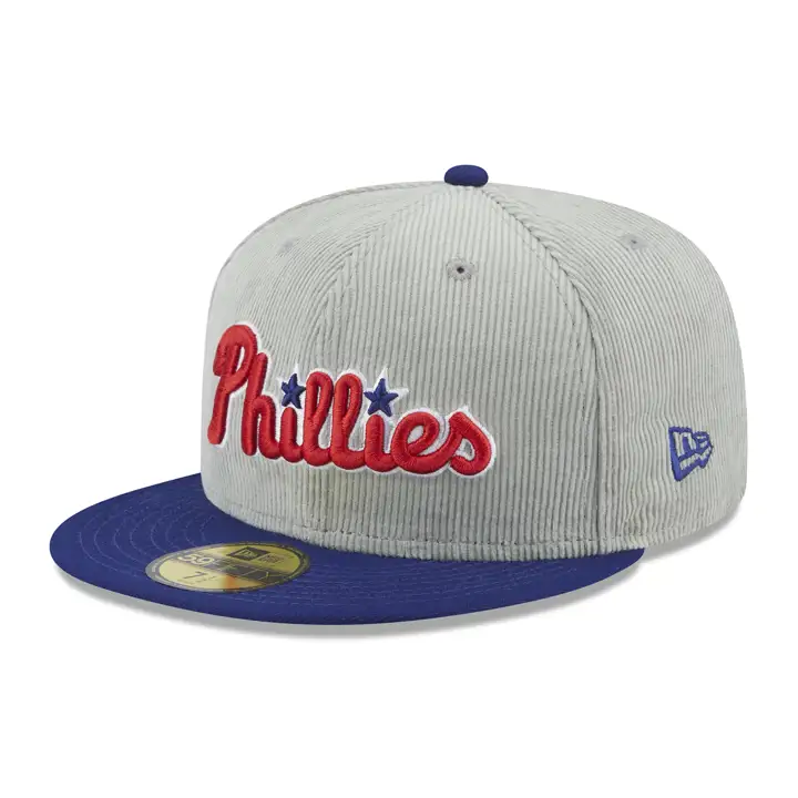 Casquette Philadelphia Phillies MLB Cord Script 59FIFTY GRIS/BLEU/GRIS