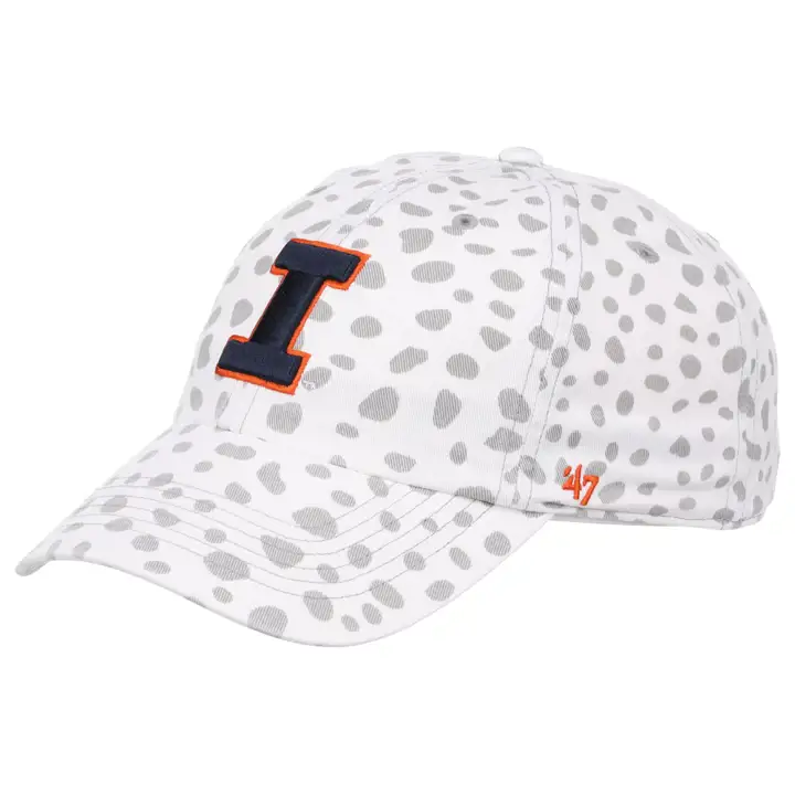Illinois Fighting Illini NCAA Wmns Cheetah Clean Up wht/navy