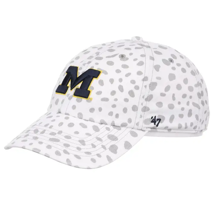 Michigan Wolverines NCAA Femme Guépard Clean Up bco/mar
