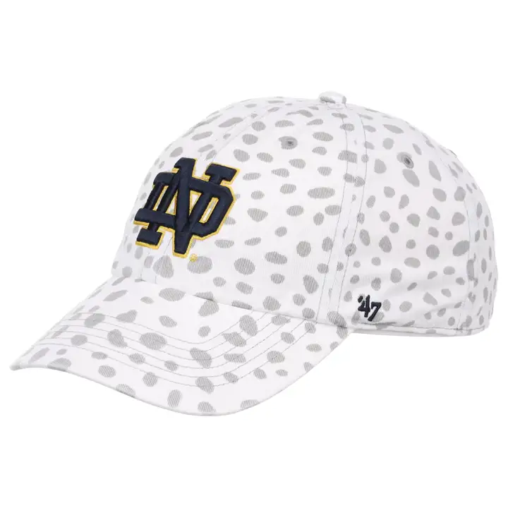 Notre Dame Fighting Irish NCAA Femme Cheetah Clean Up blc/mar