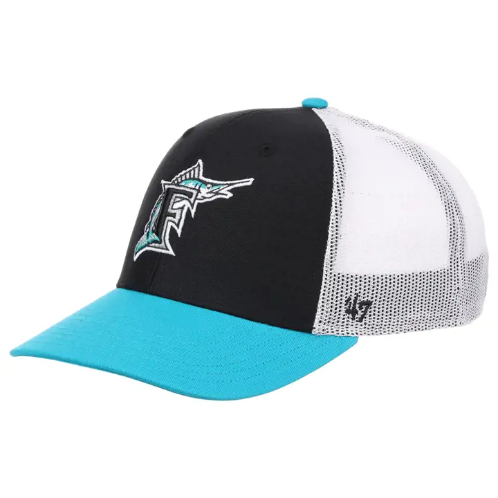 Casquette trucker noire MIAMI MARLINS MLB Side Note
