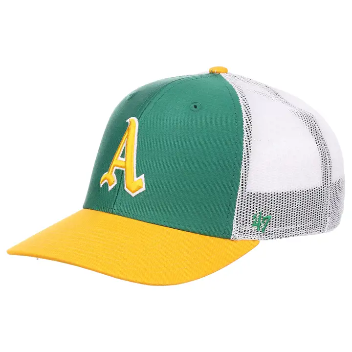 Casquette de baseball trucker Oakland Athletics MLB bleu marine