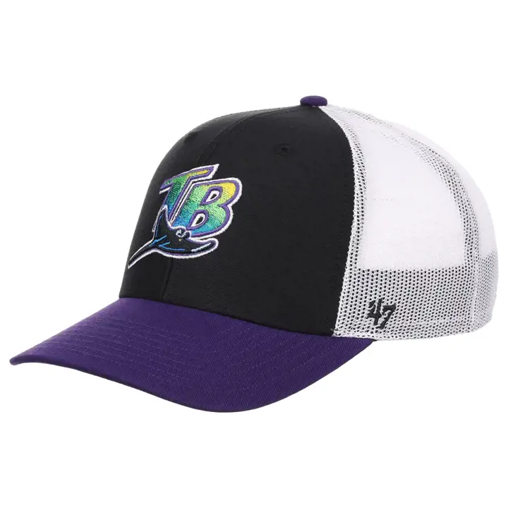 Camionneur à note latérale rouge des Rays de Tampa Bay MLB