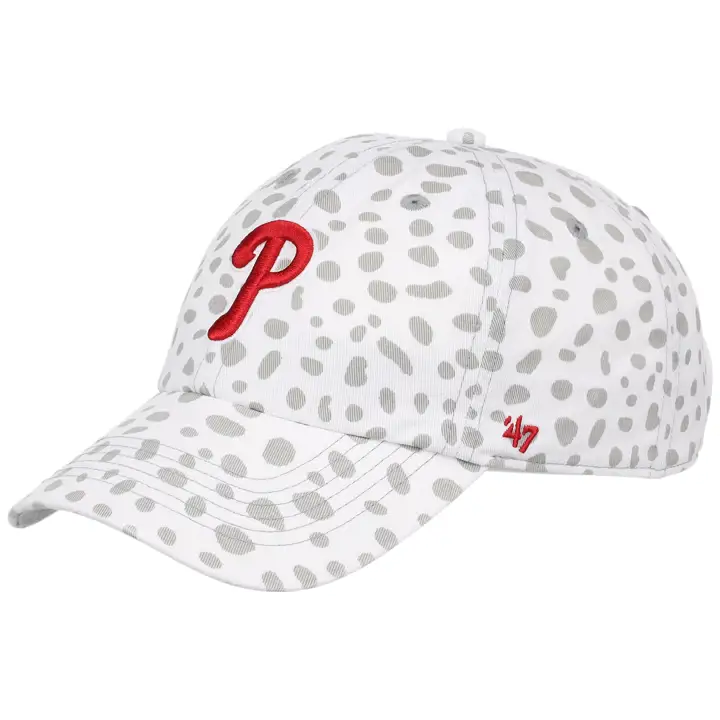 Casquette Philadelphia Phillies MLB Femme Cheetah Clean Up Blanche