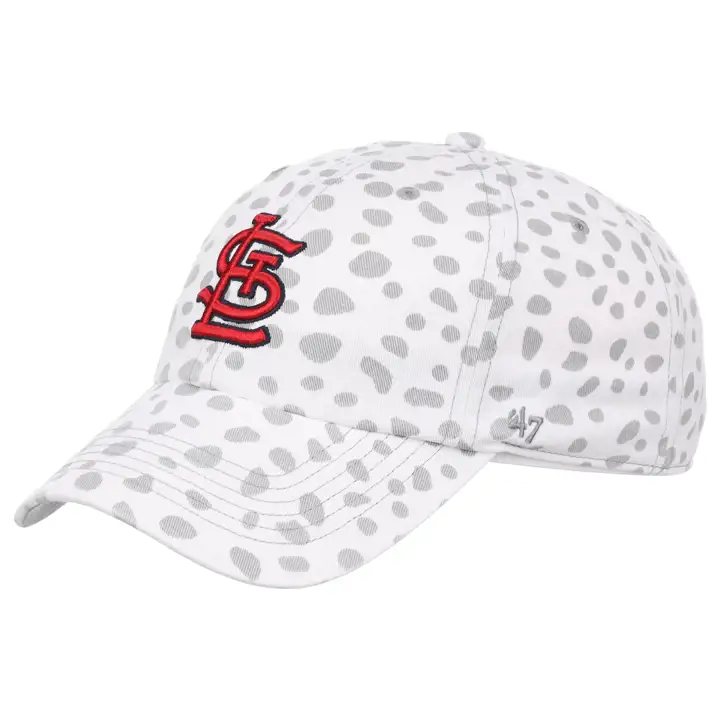 Casquette femme "Cheetah Clean Up" MLB des St. Louis Cardinals, blanche