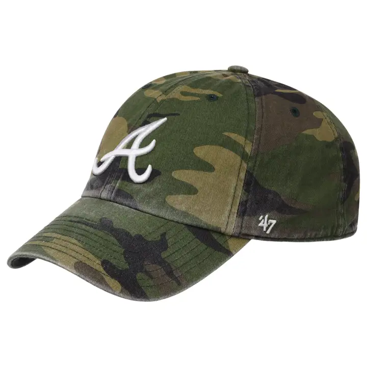 Casquette ATLANTA BRAVES MLB Camo TC Clean Up marine
