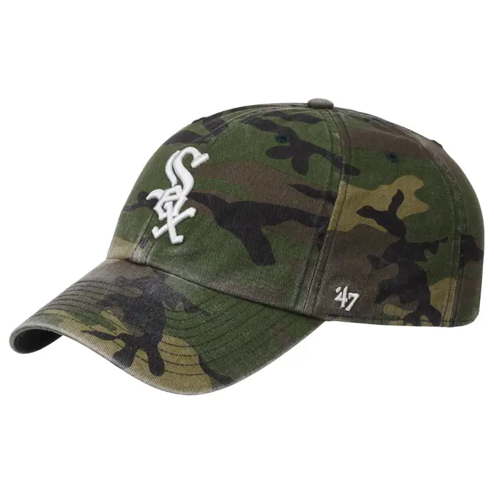 Casquette de baseball Chicago White Sox MLB Camo TC Clean Up noire