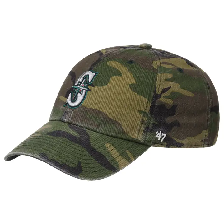 CASQUETTE SEATTLE MARINERS MLB Camouflage TC Clean Up bleu marine