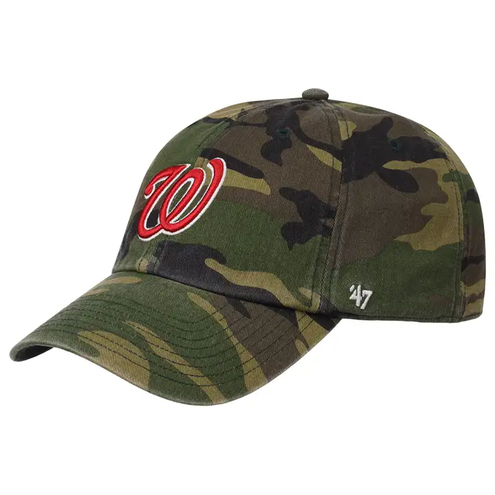 WASHINGTON NATIONALS MLB Camo TC Clean Up rouge