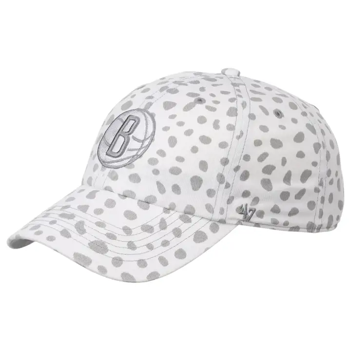 BROOKLYN NETS NBA CHEETAH FEMME '47 CLEANUP blc/gri