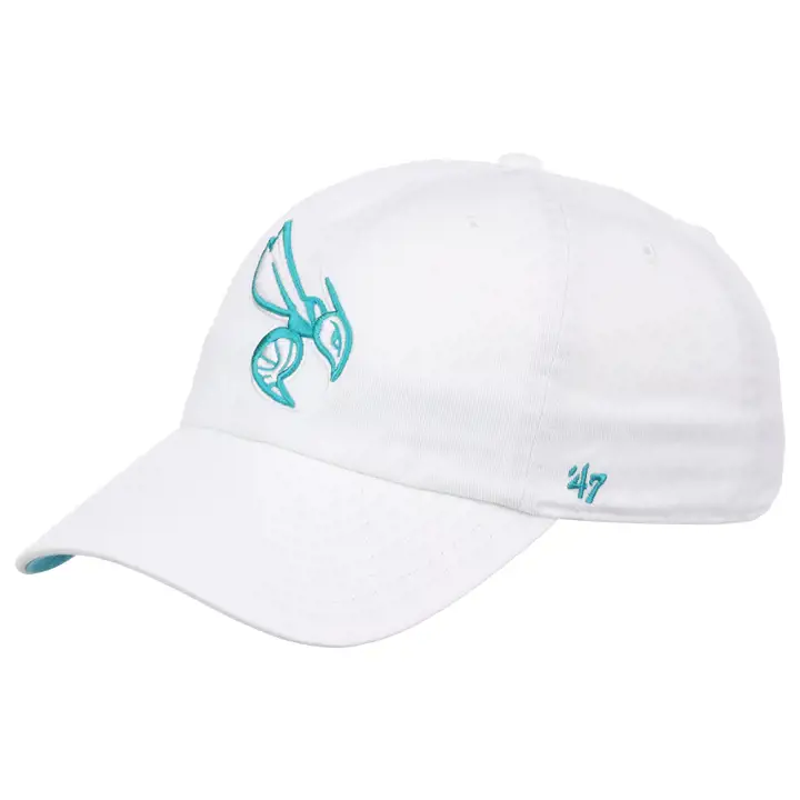 CHARLOTTE HORNETS NBA WHITE NOISE '47 CLEAN UP wht
