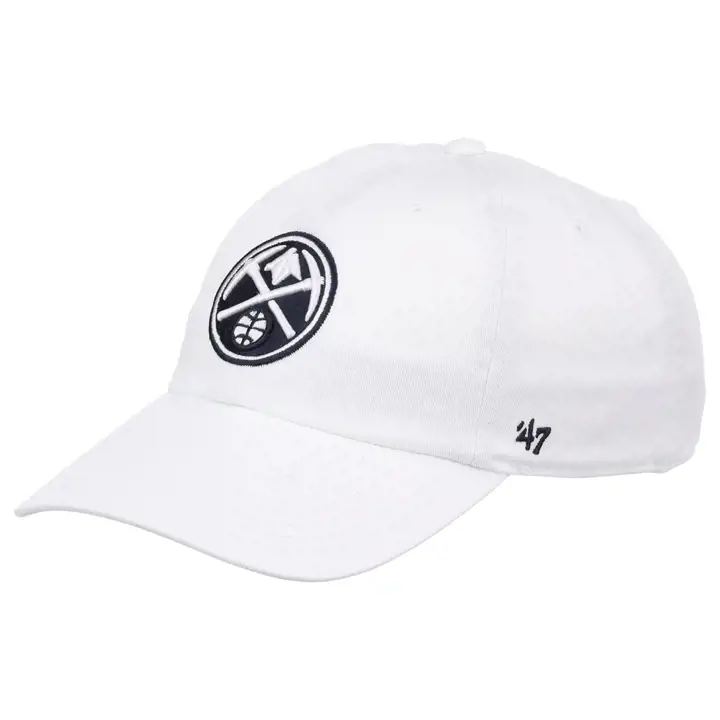 CASQUETTE DENVER NUGGETS NBA WHITE NOISE '47 CLEAN UP wht