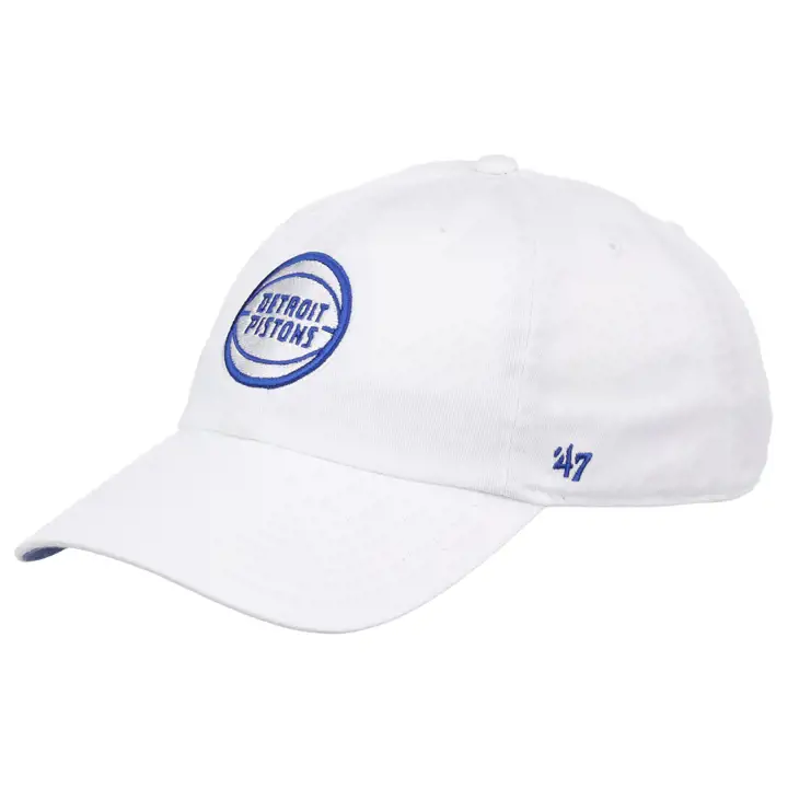 Casquette ajustable DETROIT PISTONS NBA CLEAN UP blanc '47