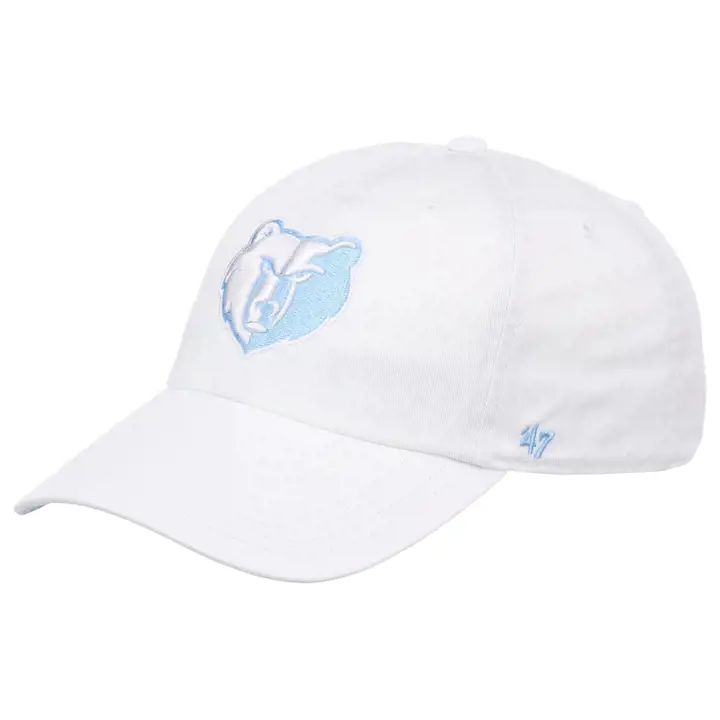 Casquette de baseball MEMPHIS GRIZZLIES NBA WHITE NOISE '47 CLEAN UP wht