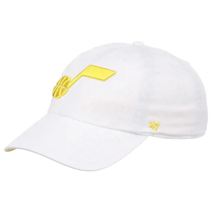 Casquette UTAH JAZZ NBA WHITE NOISE '47 CLEAN UP blanc