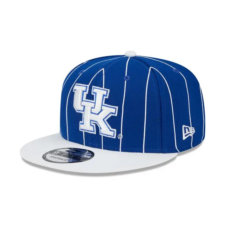 Casquette snapback à rayures fines style rétro 9Fifty Kentucky Wildcats rbl