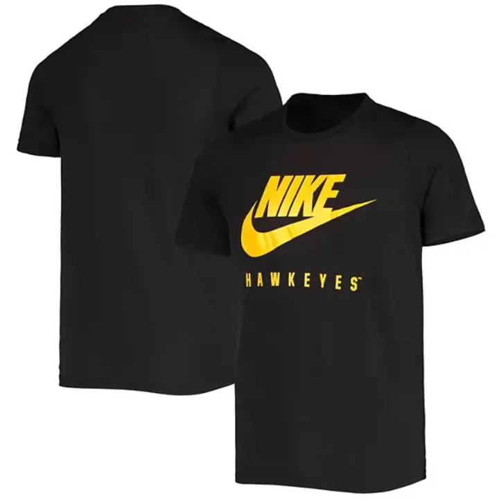 T-shirt Futura essentiel NCAA Youth Iowa Hawk - noir
