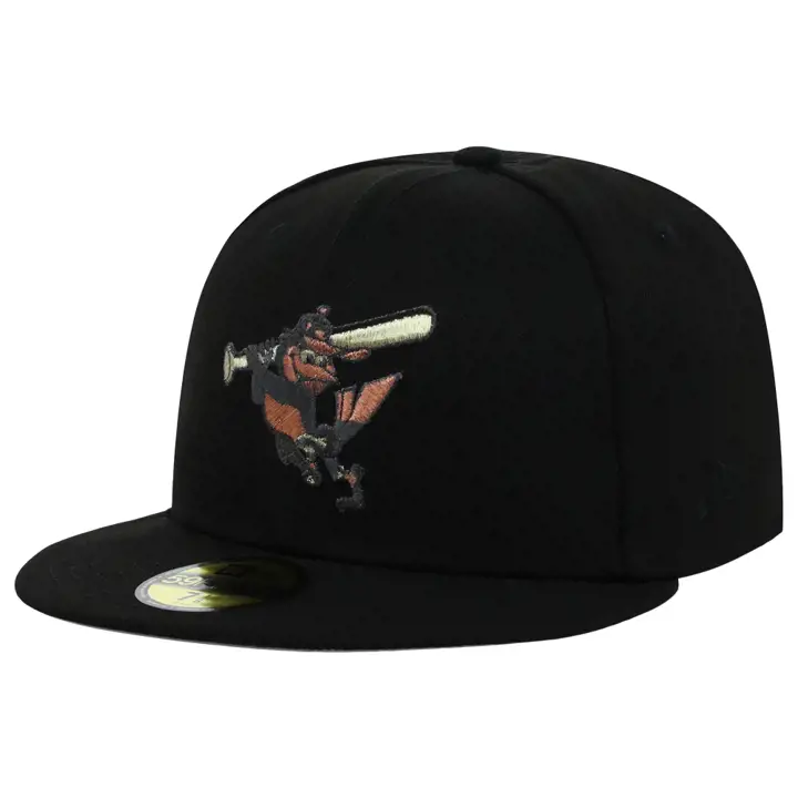 Baltimore Orioles MLB Satin Standout 59FIFTY NOI/NOI/GRI