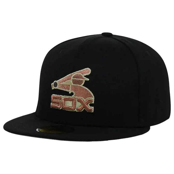 Chicago White Sox MLB Satin Standout 59FIFTY NOI/NOI/GRI