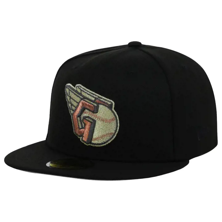 Cleveland Guardians MLB Satin Standout 59FIFTY NOI/NOI/GRI