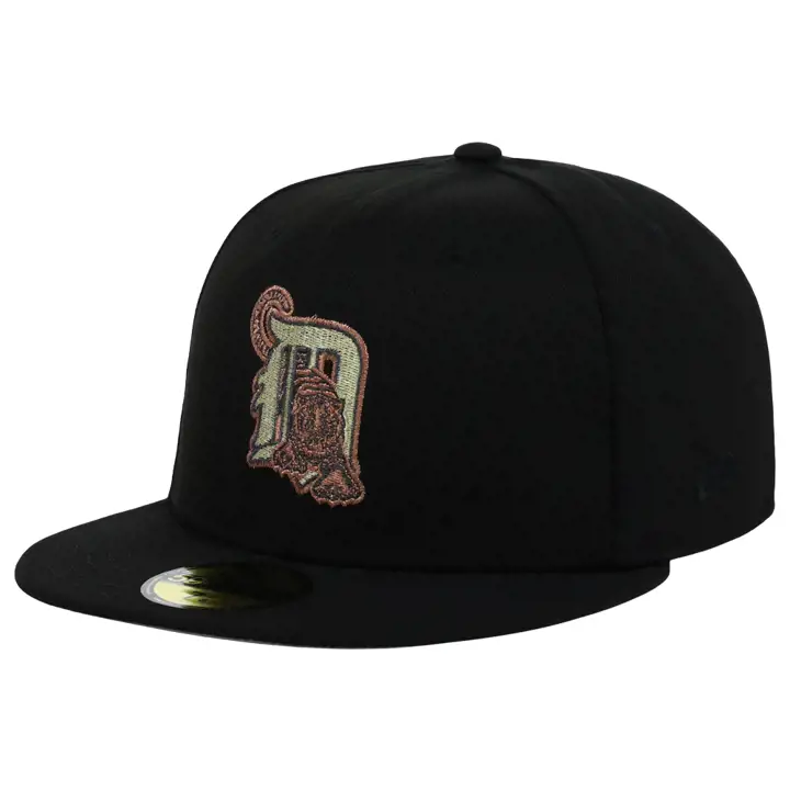Casquette Detroit Tigers MLB Satin Standout 59FIFTY NOIR/NOIR/GRIS