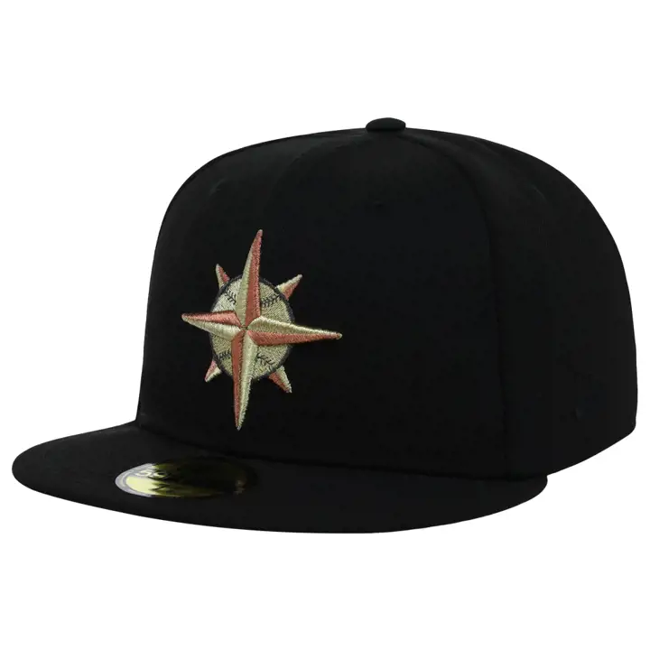 Seattle Mariners MLB Satin Standout 59FIFTY NOI/NOI/GRI