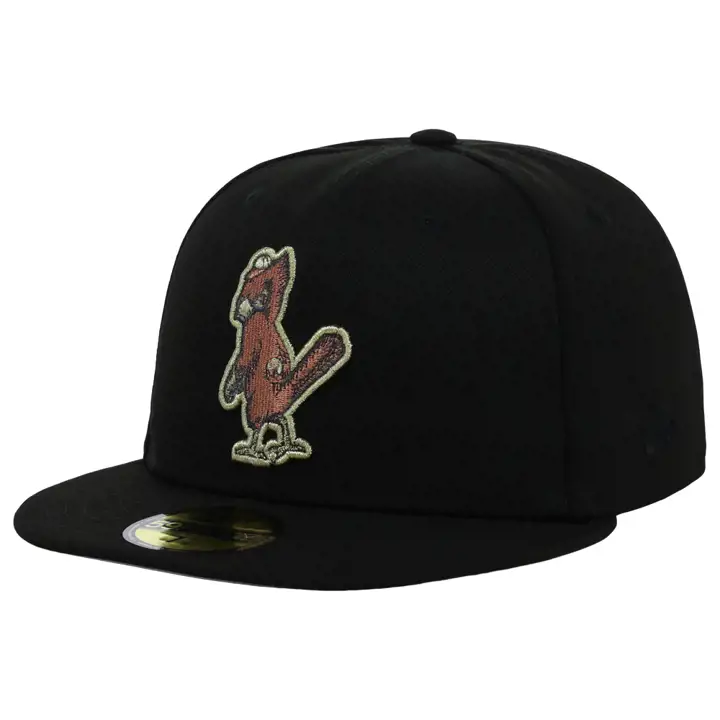 Casquette 59FIFTY MLB Satin Standout St. Louis Cardinals Noir/Noir/Gris