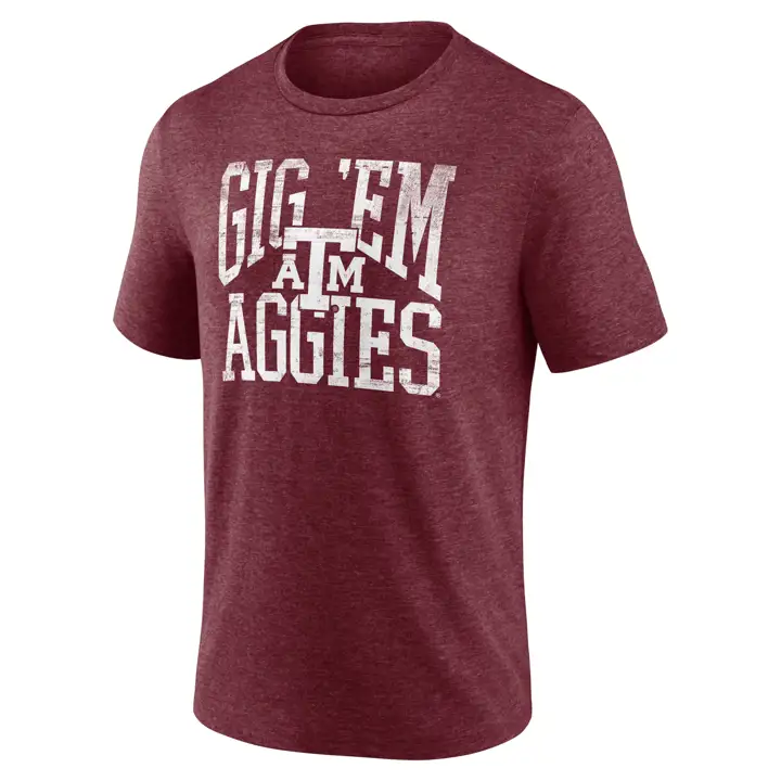 T-Shirt Triblend Texas A&M Aggies NCAA Old School Cool MAR