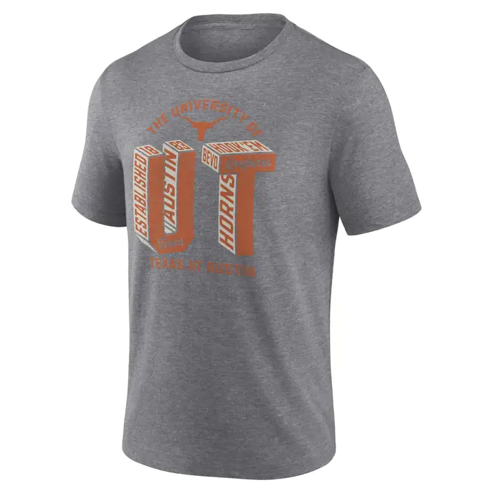 T-shirt Texas Longhorns NCAA Première Visite GRY
