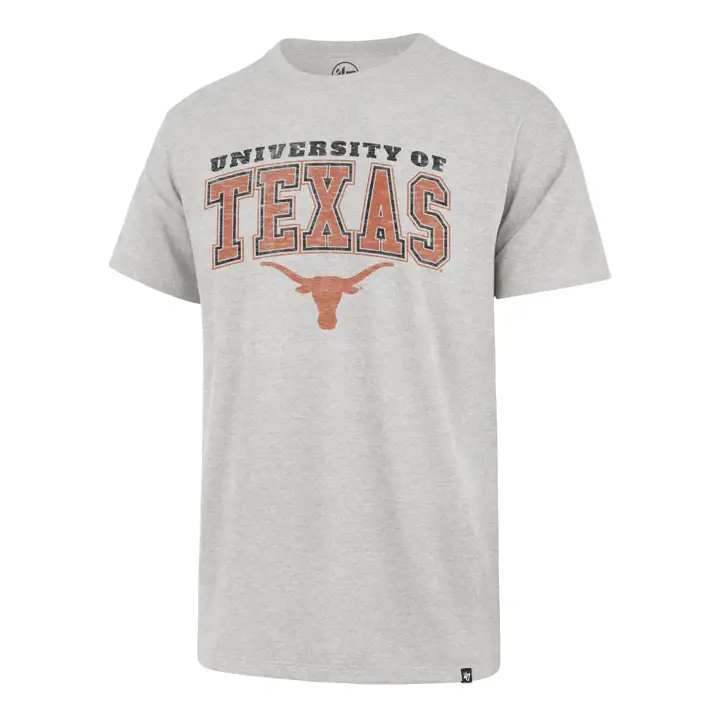 T-shirt gris Texas Longhorns NCAA Dôme au-dessus de Franklin