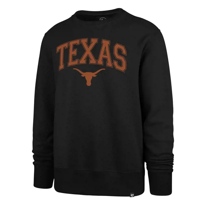Sweat ras du cou noir Texas Longhorns NCAA Talk Up Headline
