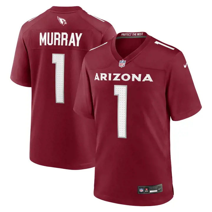 Maillot de match NFL Arizona Cardinals Kyler Murray rouge