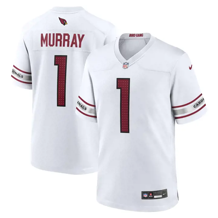 Maillot de match NFL Arizona Cardinals Kyler Murray blanc
