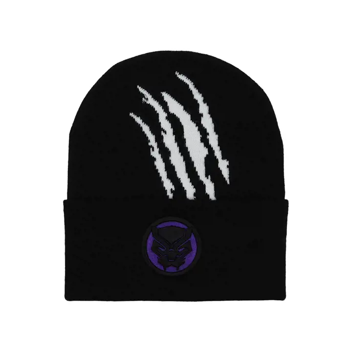 Black Panther Marvel Knits NOIR/VIOLET