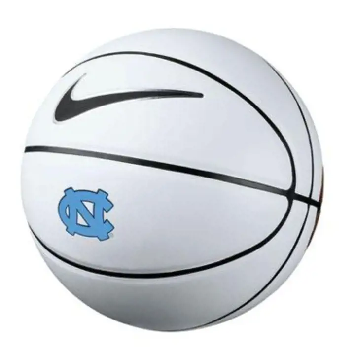 North Carolina Tar Heels A92665 Ballon de basket autographe marron