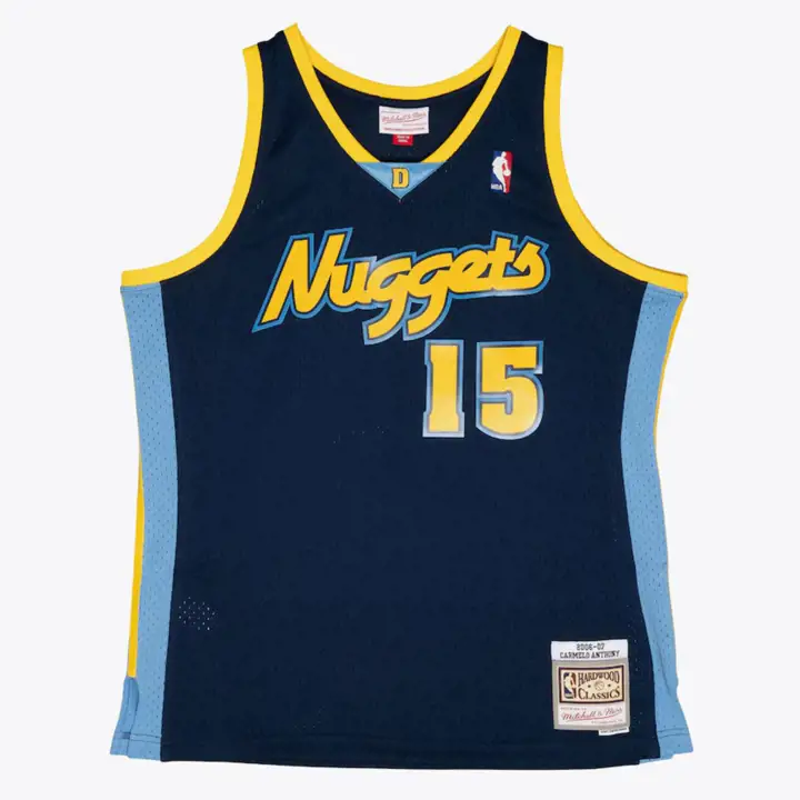 Maillot NBA M&N Swingman Carmelo Anthony des Nuggets bleu