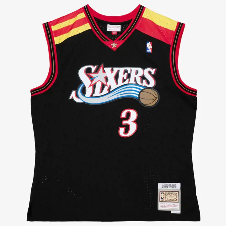 Maillot Swingman M&N NBA SIXERS Allen Iverson N.