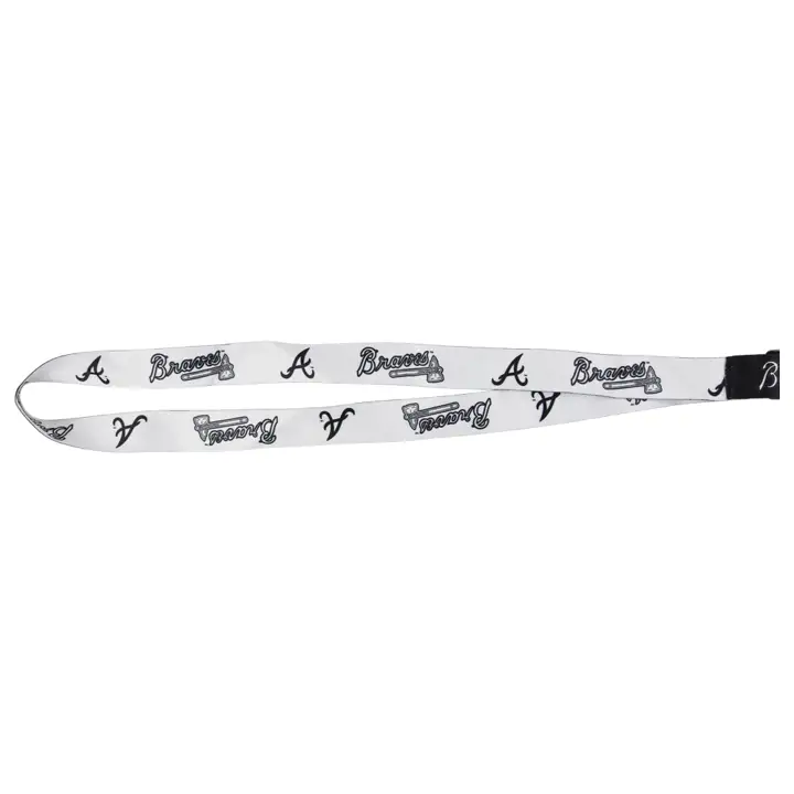 Cordon Tour de Cou Atlanta Braves Noir et Blanc