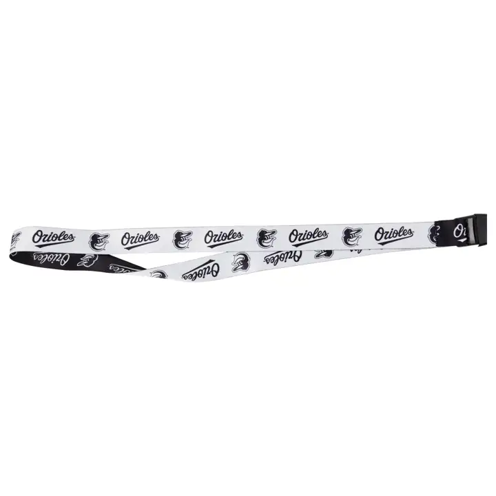 Baltimore Orioles Cordon d'Équipe Noir et Blanc ast