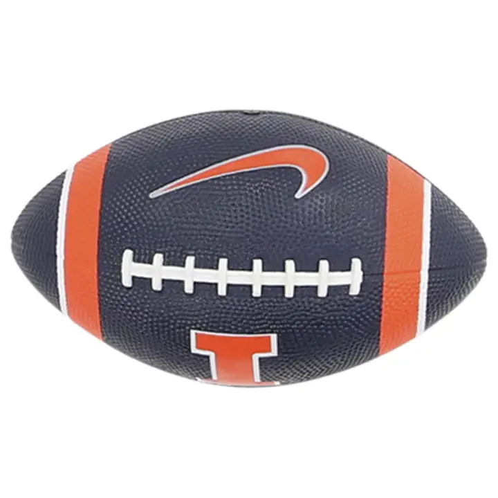 Ballon de football en caoutchouc d'entraînement Illinois Fighting Illini Marine
