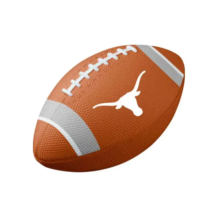 Balle de football en caoutchouc d'entraînement des Texas Longhorns