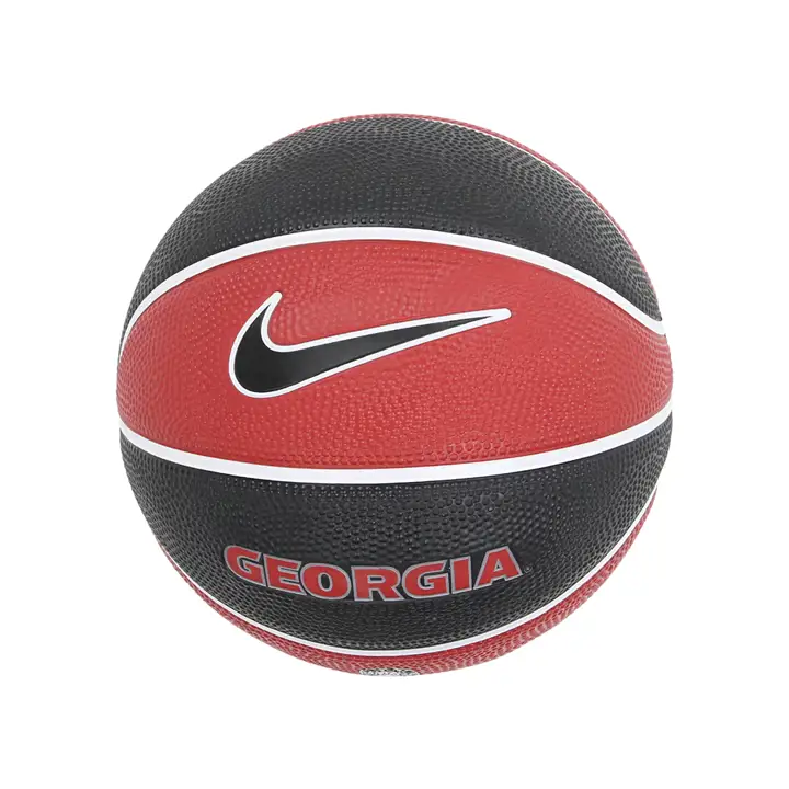 Ballon de basket en caoutchouc d'entraînement rouge des Georgia Bulldogs