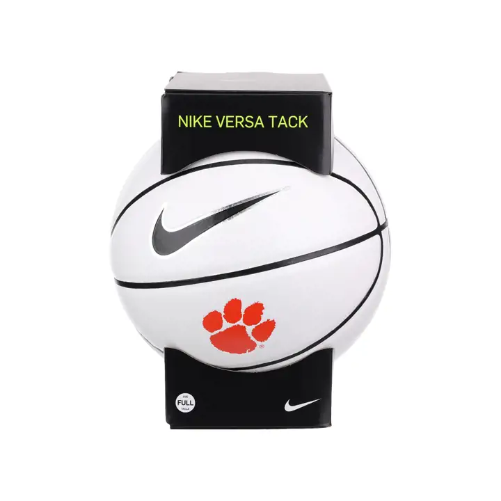 Ballon de basket autographié Clemson Tigers, marron