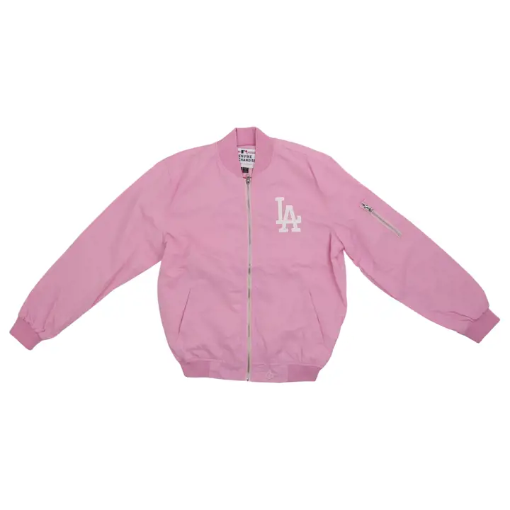 Blouson aviateur femme Los Angeles Dodgers MLB 22 rose