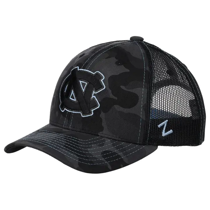North Carolina Tar Heels NCAA Yth Oak Camo Adj blk