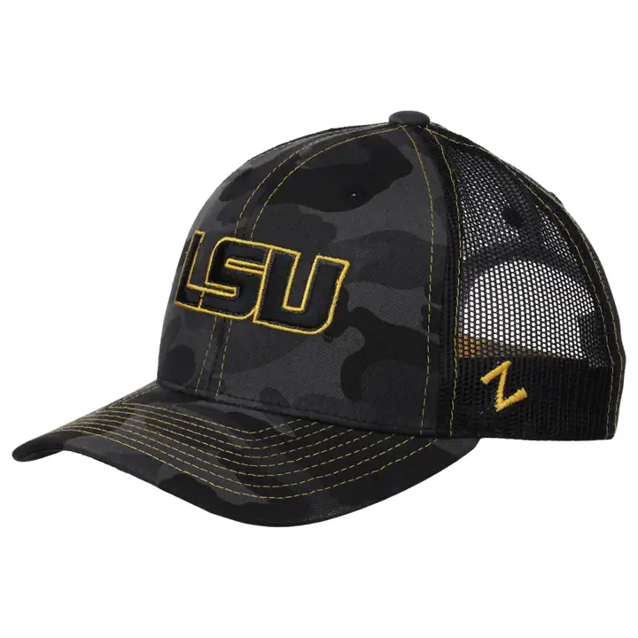 L.S.U. NCAA Jeune Chêne Camo Ajustable noir