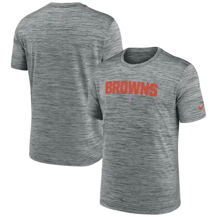 T-shirt Cleveland Browns NFL Team Issue Velocity 23 gris chiné