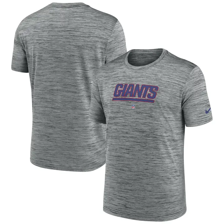 New York Giants NFL Team Issue Velocity T-shirt 23 h-gray