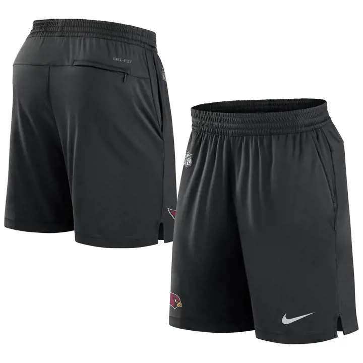 Short en maille Nike Dri-Fit NFL Arizona Cardinals 23 noir