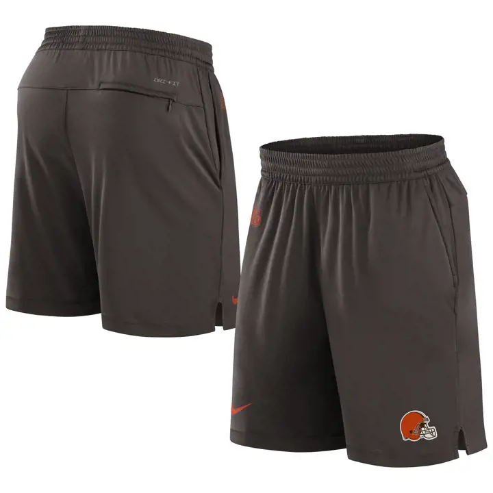 Short en tricot Nike Dri-Fit Cleveland Browns NFL 23 marron